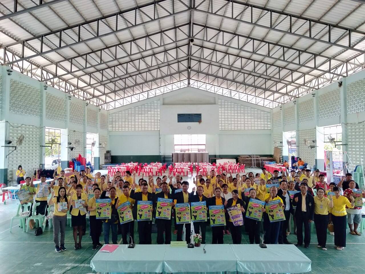 วันที่ 16 พฤษภาคม 2562 เวลา 08.30 น. จัดอบรมโครงการพัฒนาฝีมือแรงงานเพื่อยกระดับทักษะในการประกอบอาชีพและส่งเสริมการค้าการลงทุน